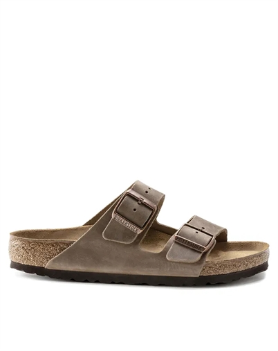 Birkenstock - Arizona Oiled Leather Sandal - Tobacco Brown
